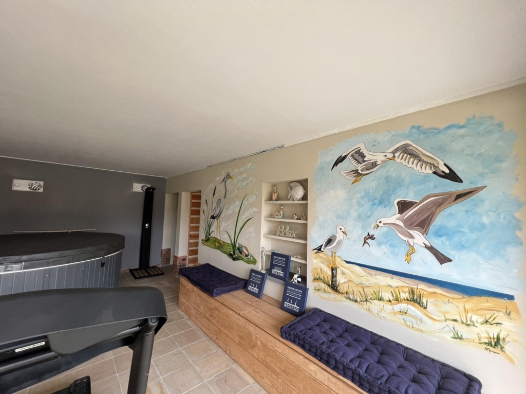 Espace détente avec sauna